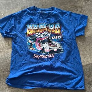 NASCAR Blue Crew Neck Shirt